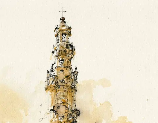 pintura torre dos clérigos